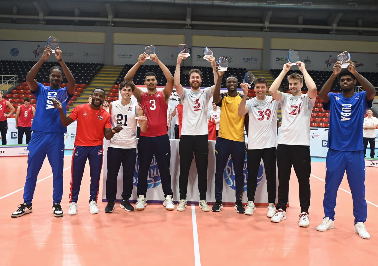 Jesse Elser MVP of the XVII Men's Pan American Volleyball Cup